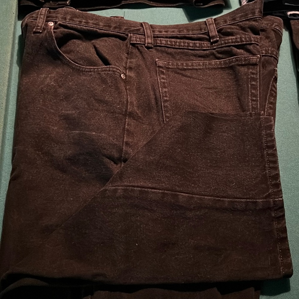 Mens Wranglers- Black Boot Cut Jeans - Size 44 x 30